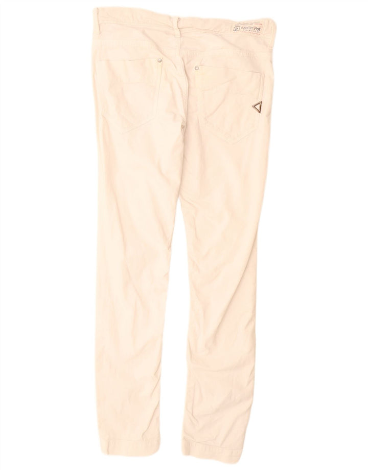 Meltin' Pot Vaqueros ajustados para mujer W36 L34 Algodón blanco