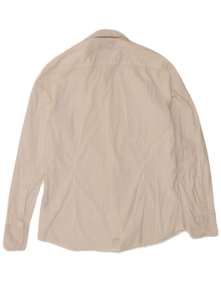 Sergio Tacchini Camisa Hombre XL Algodón Blanco
