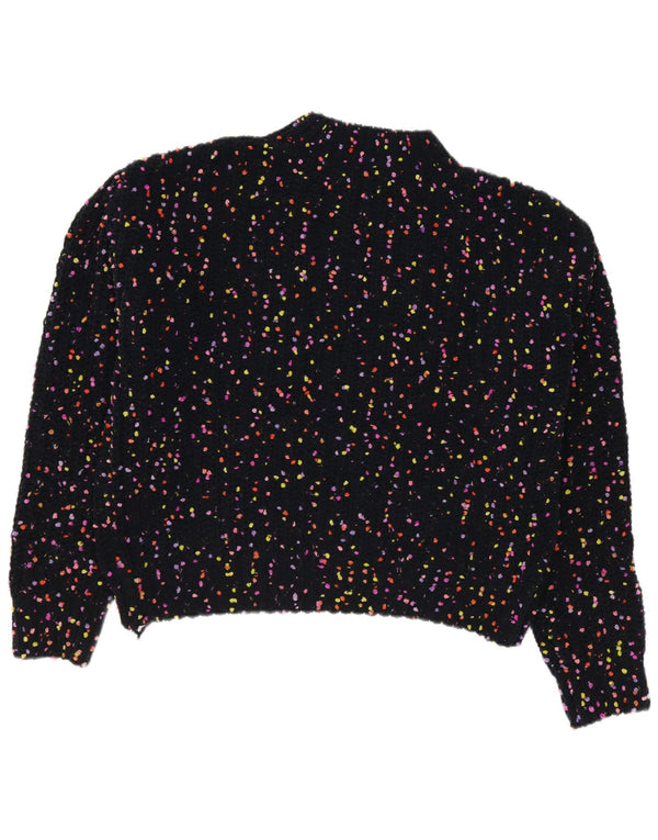 Marks & Spencer Jersey con cuello redondo para niña 12-13 años Moteado negro
