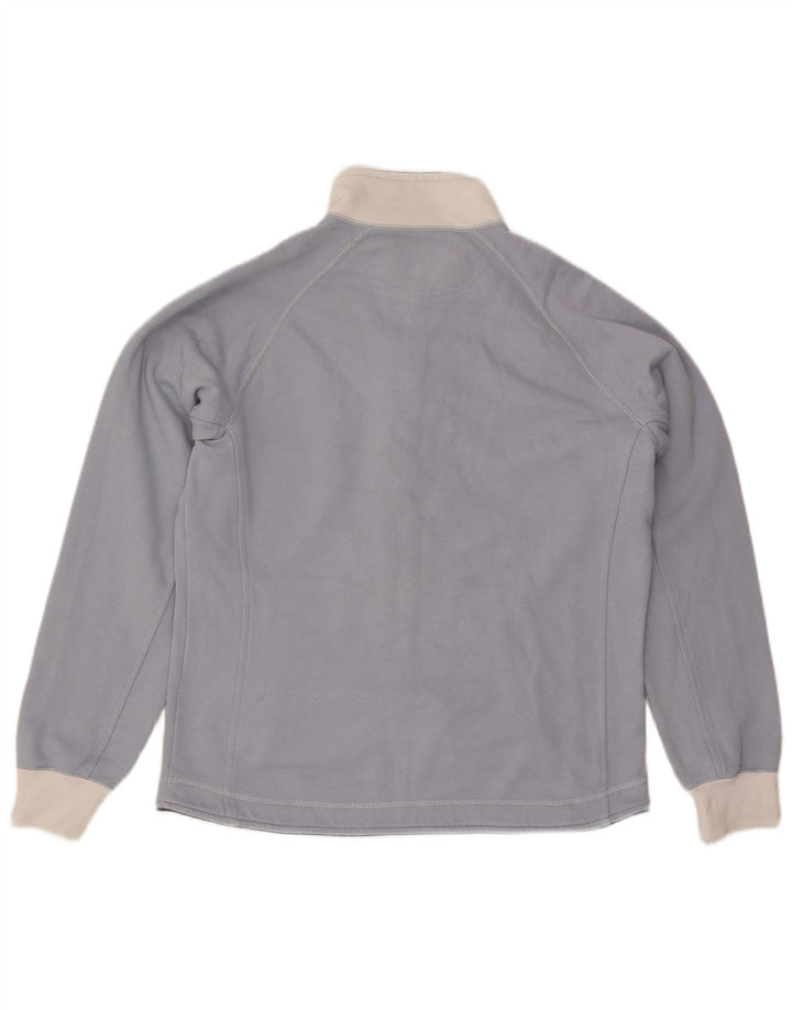 CHAMPION Chaqueta superior de chándal de ajuste fácil para mujer UK 46 Grande Azul Colorblock