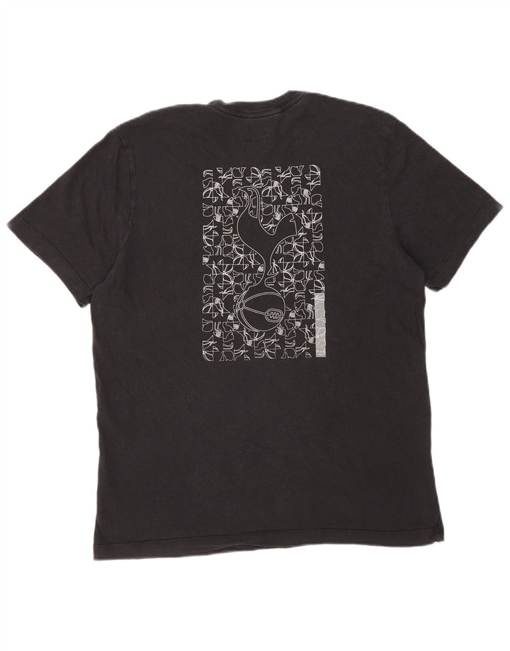 NIKE Tottenham Hotspur Graphic Camiseta para hombre, talla mediana, algodón negro