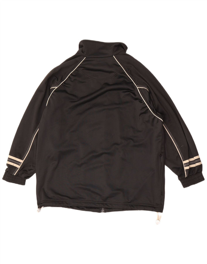 Lotto Mens Chándal Top Chaqueta Grande Poliéster Negro