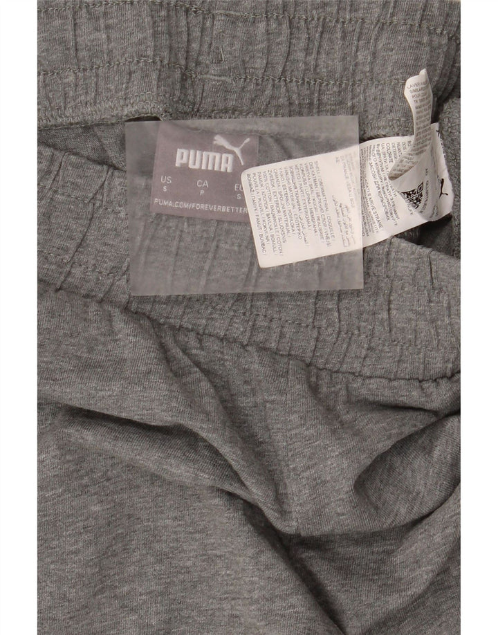 Puma Pantalones cortos deportivos para hombre de algodón moteado gris pequeño
