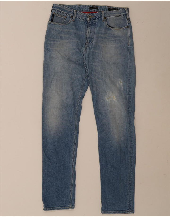 Armani Hombre J06 Slim Jeans W9 L32 Algodón Azul