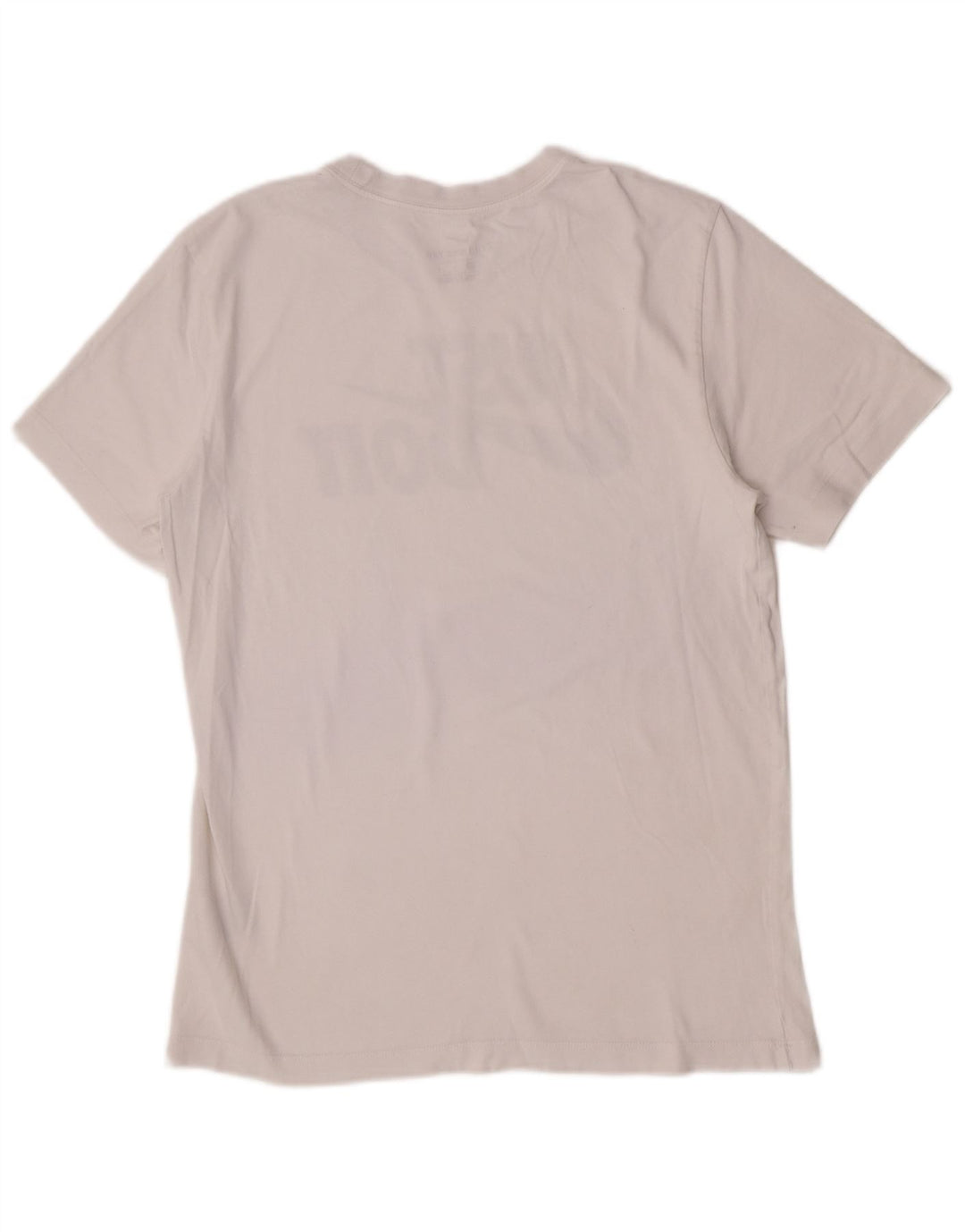 Adidas - Camiseta gráfica para hombre, talla mediana, algodón blanco