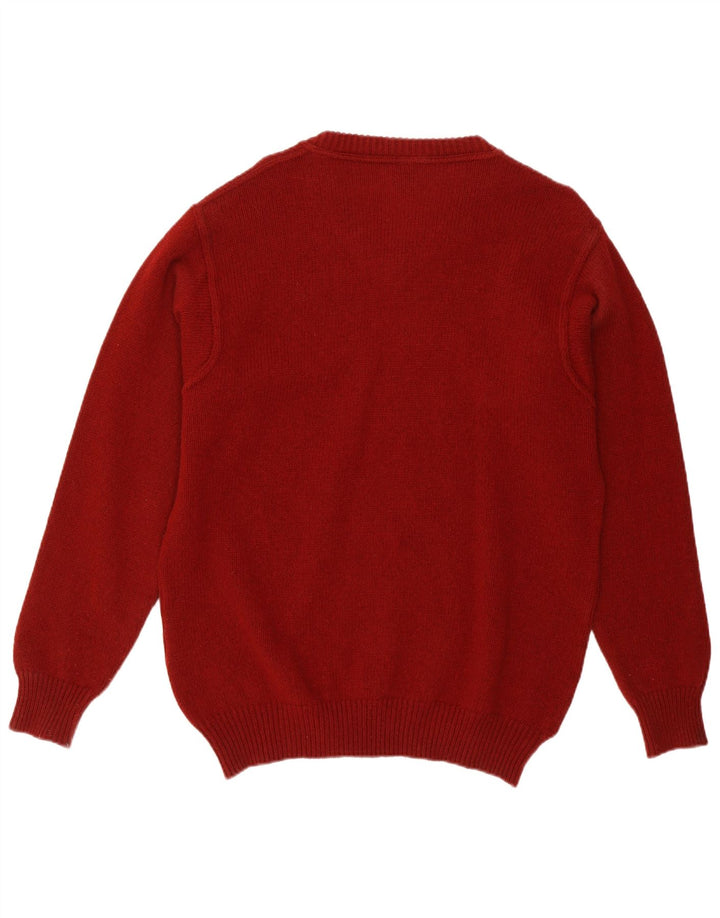 NORTH SAILS Jersey con Cuello en V para Hombre XL Lana Burdeos