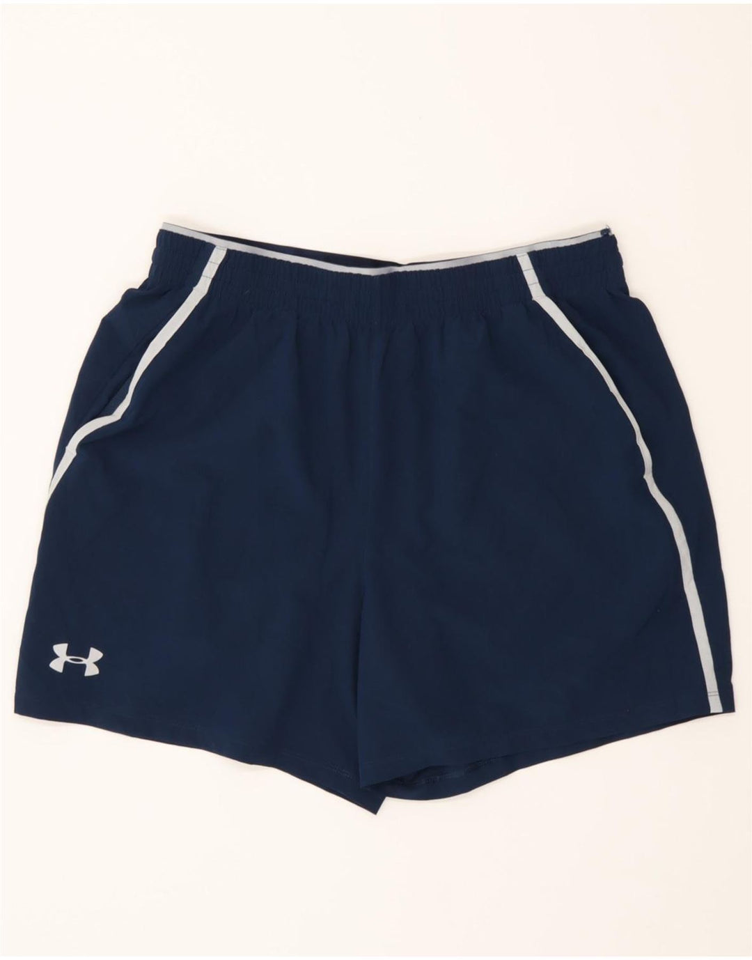 Under Armour Pantalones cortos deportivos para mujer UK 46 Grande Poliéster azul marino