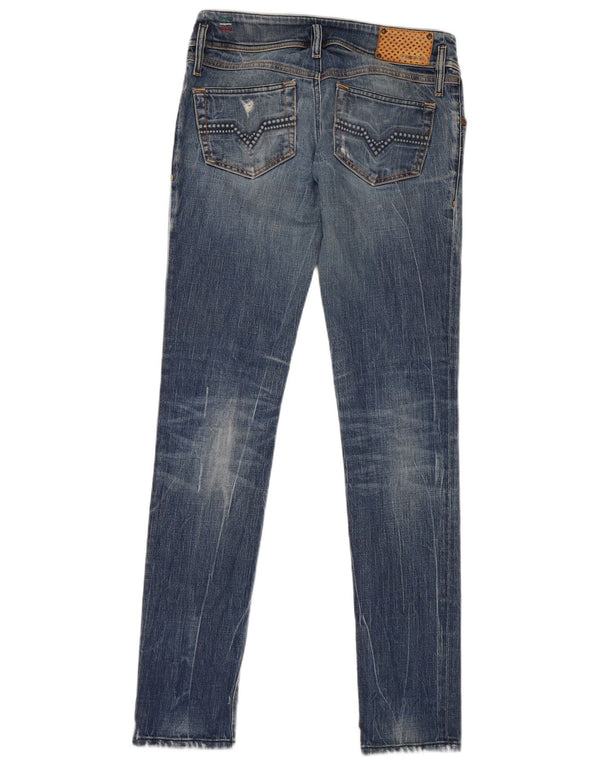 Diesel Mujer Matic Skinny Jeans W27 L34 Algodón Azul