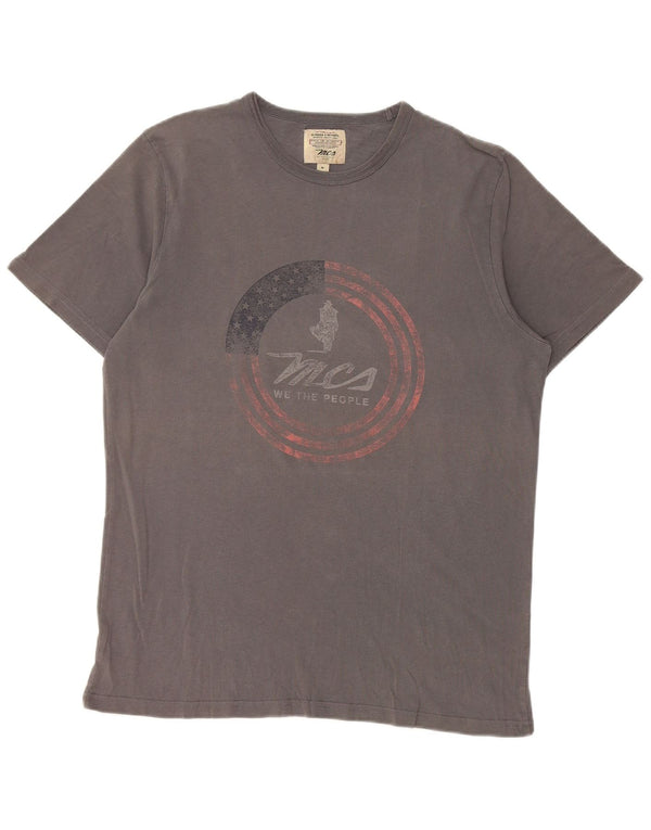 Marlboro Classics - Camiseta gráfica para hombre, color gris medio