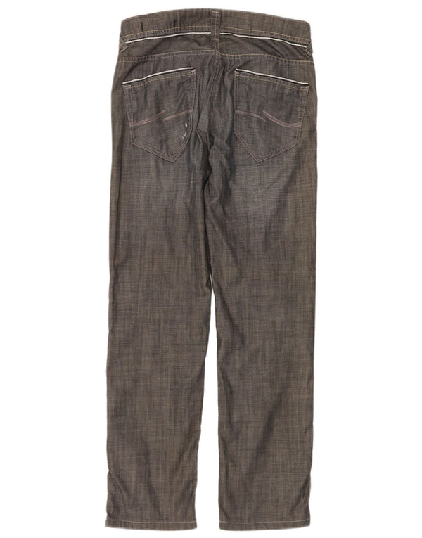 Jack & Jones Vaqueros rectos desgastados para hombre W30 L29 Gris
