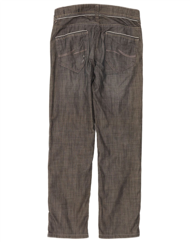 Jack & Jones Vaqueros rectos desgastados para hombre W30 L29 Gris