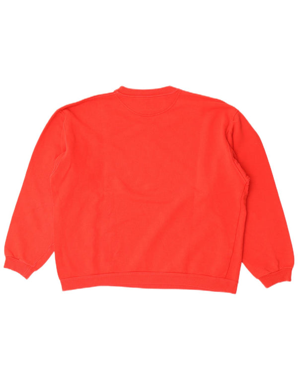 Trussardi Jeans Sudadera Estampada Hombre Jersey Mediano Rojo Algodón