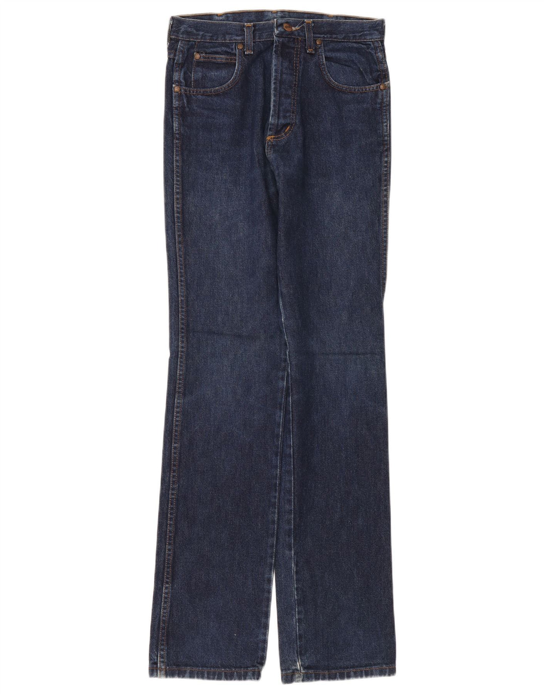 Vaqueros Wrangler Mujer Evolution Straight W28 L34 Azul Marino Algodón