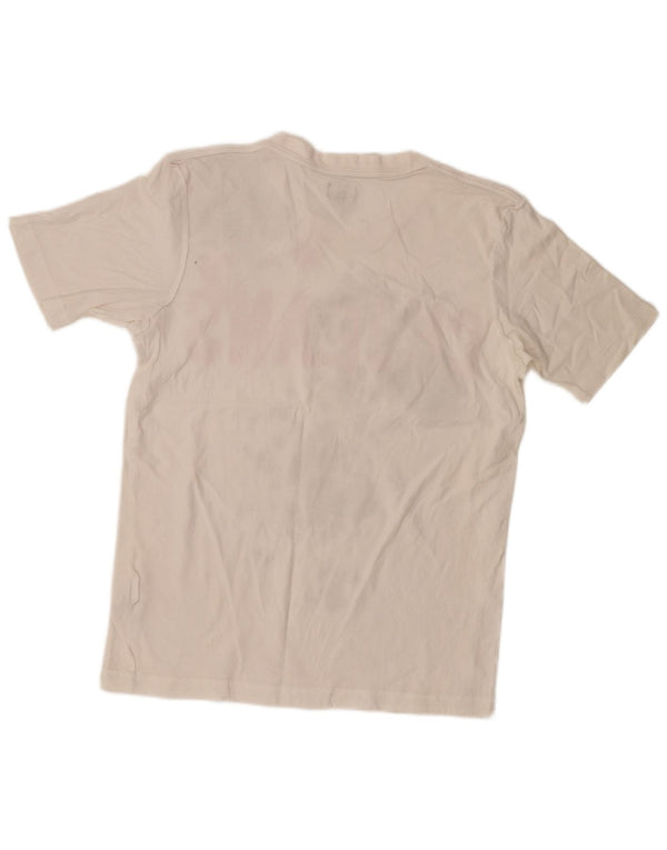 Calvin Klein Jeans - Camiseta gráfica para hombre, parte superior de algodón blanco mediano
