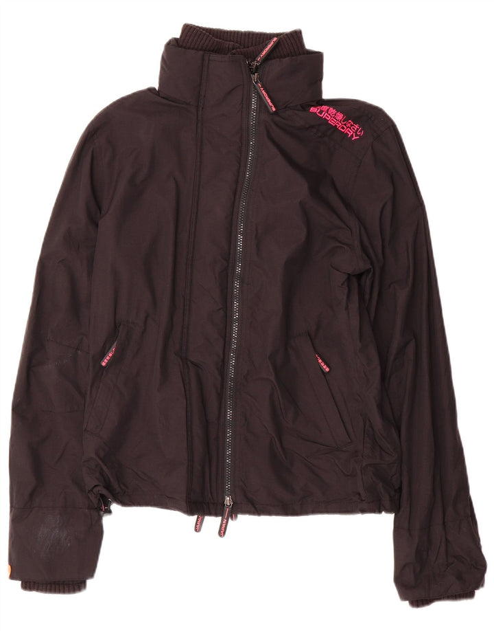 Superdry Chaqueta cortavientos Windcheater para mujer, talla 40, talla M, color negro
