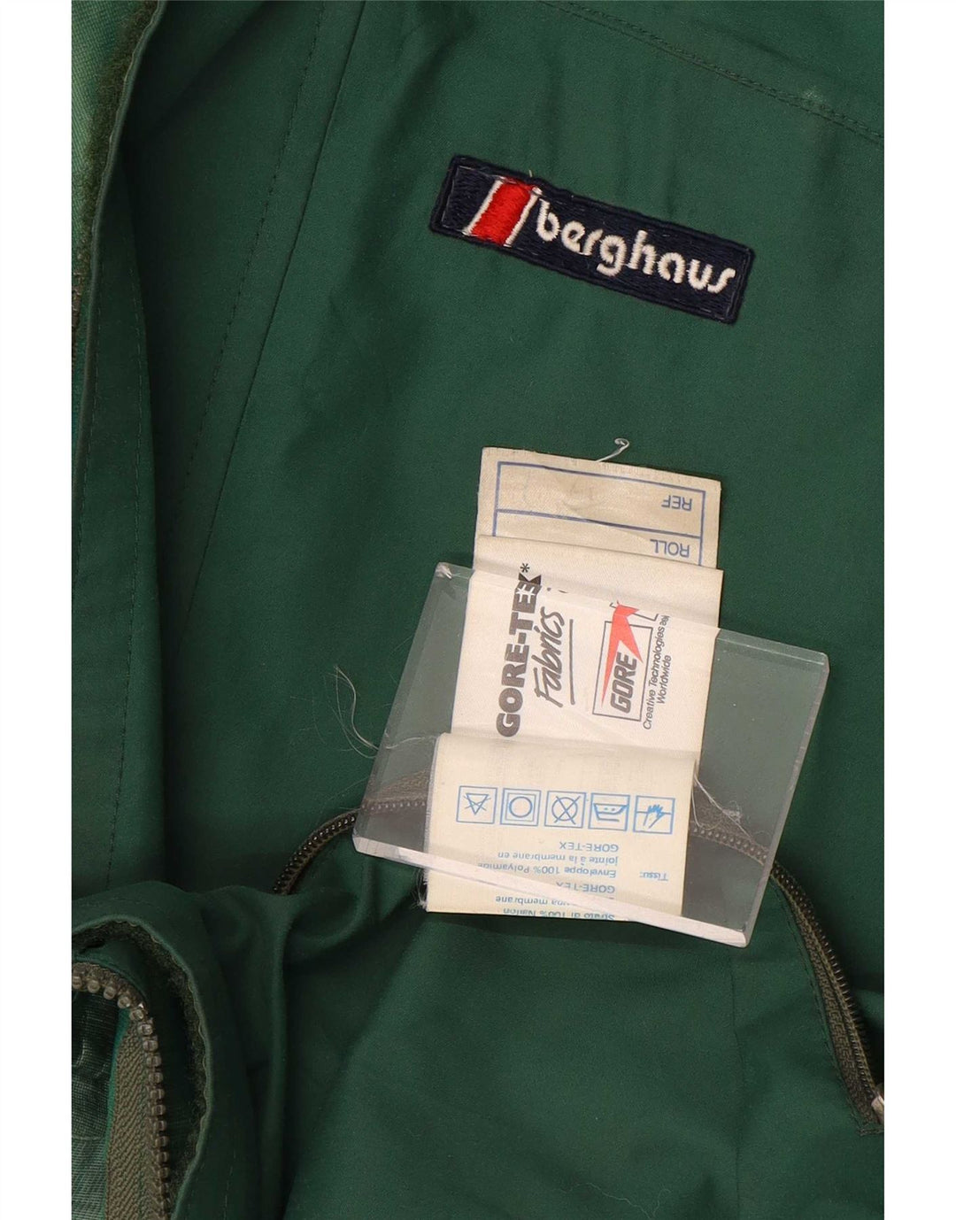 Berghaus Chubasquero con capucha para hombre UK 38 Medium Green Nylon