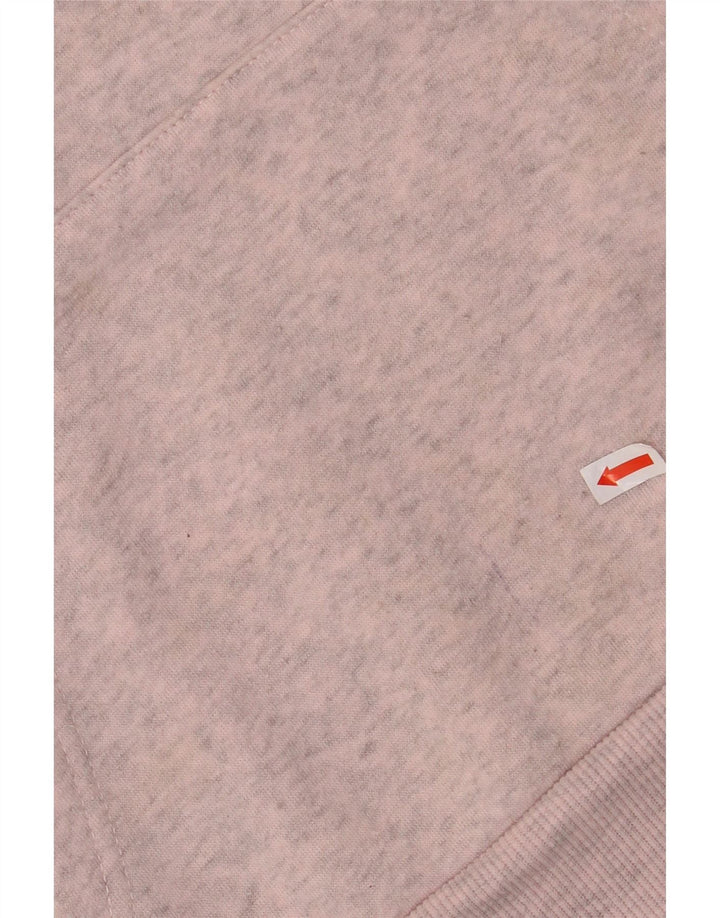 KAPPA Jersey con capucha y gráfico extragrande para mujer UK 10 Small Pink Colourblock