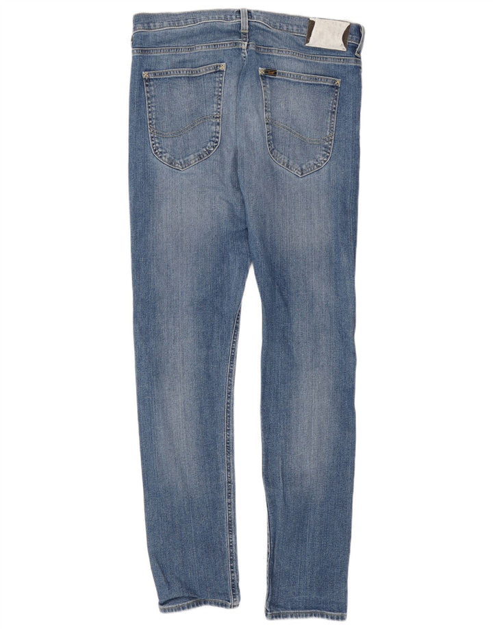 Vaqueros Lee Luke Slim para Hombre W33 L32 Algodón Azul