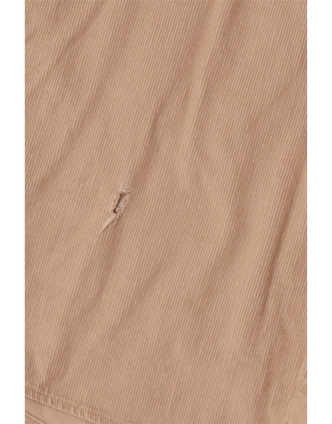 COTTON CLUB Camisa de pana para hombre Large Beige Cotton