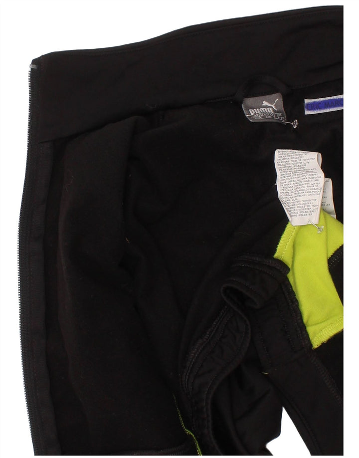 Puma Boys Graphic Chándal Top Chaqueta 7-8 Años Negro Colorblock