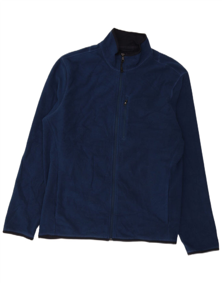 Marks & Spencer Chaqueta polar para hombre UK 42 XL Poliéster azul marino