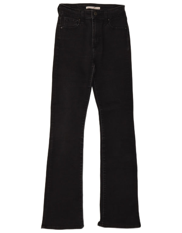 Womens High Rise Bootcut Jeans W25 L30