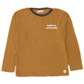 Zara Boys Graphic Top Manga Larga 11-12 Años Marrón Algodón