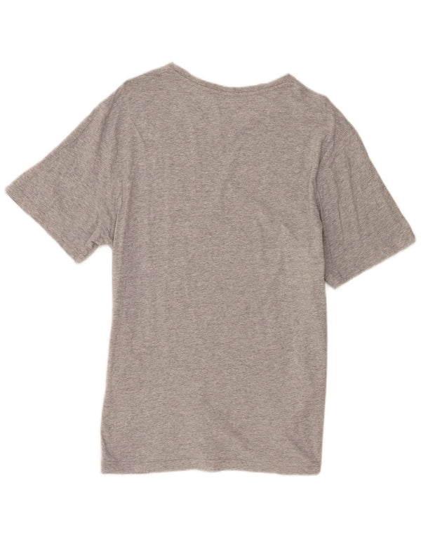Champion Camiseta gráfica para hombre Top grande de algodón moteado gris