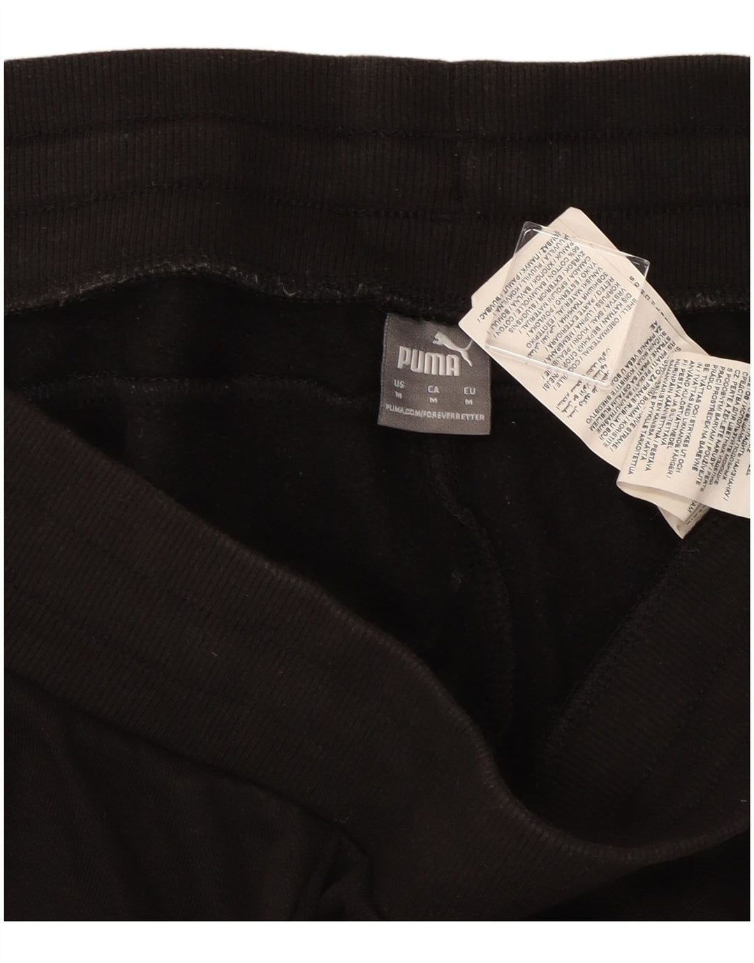 Pantalones De Chándal Puma Joggers Medium Negro Algodón Hombre