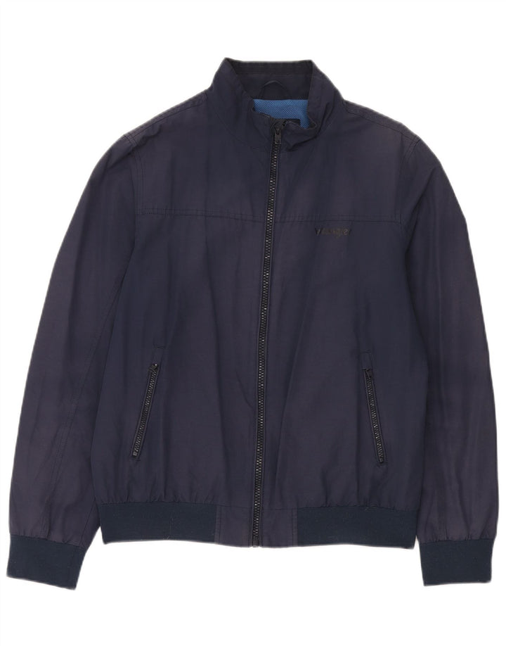 Wrangler Chaqueta Bomber para Hombre UK 40 Grande Azul Marino Algodón