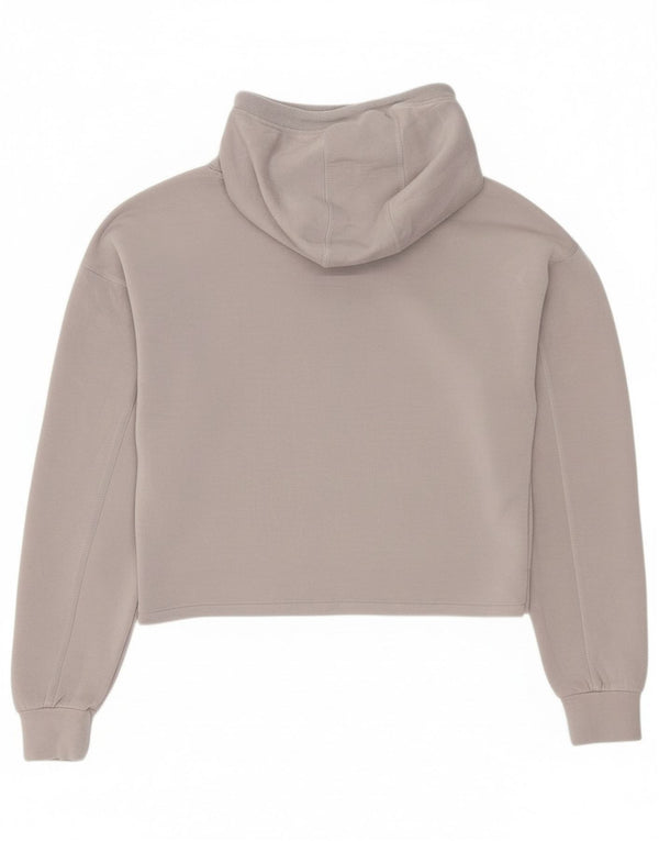 Guess Jersey con capucha y gráfico de corte extragrande para mujer UK 6 XS Gris