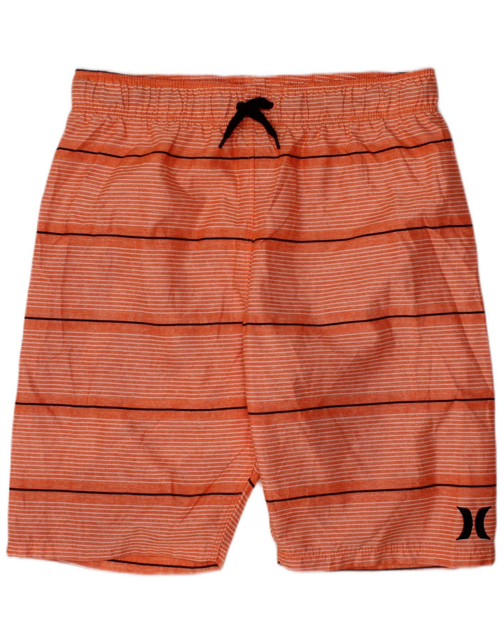 HURLEY Bañador para niño 10-11 años Naranja Rayas Poliéster