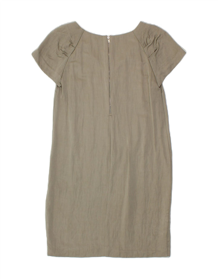 MASSIMO DUTTI Womens Shift Dress EU 36 XS Grey Viscose Vintage Massimo Dutti and Second-Hand Massimo Dutti from Messina Hembry 