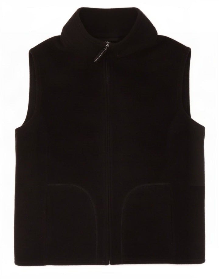 Marks & Spencer Chaleco polar para mujer UK 46 Grande Poliéster negro