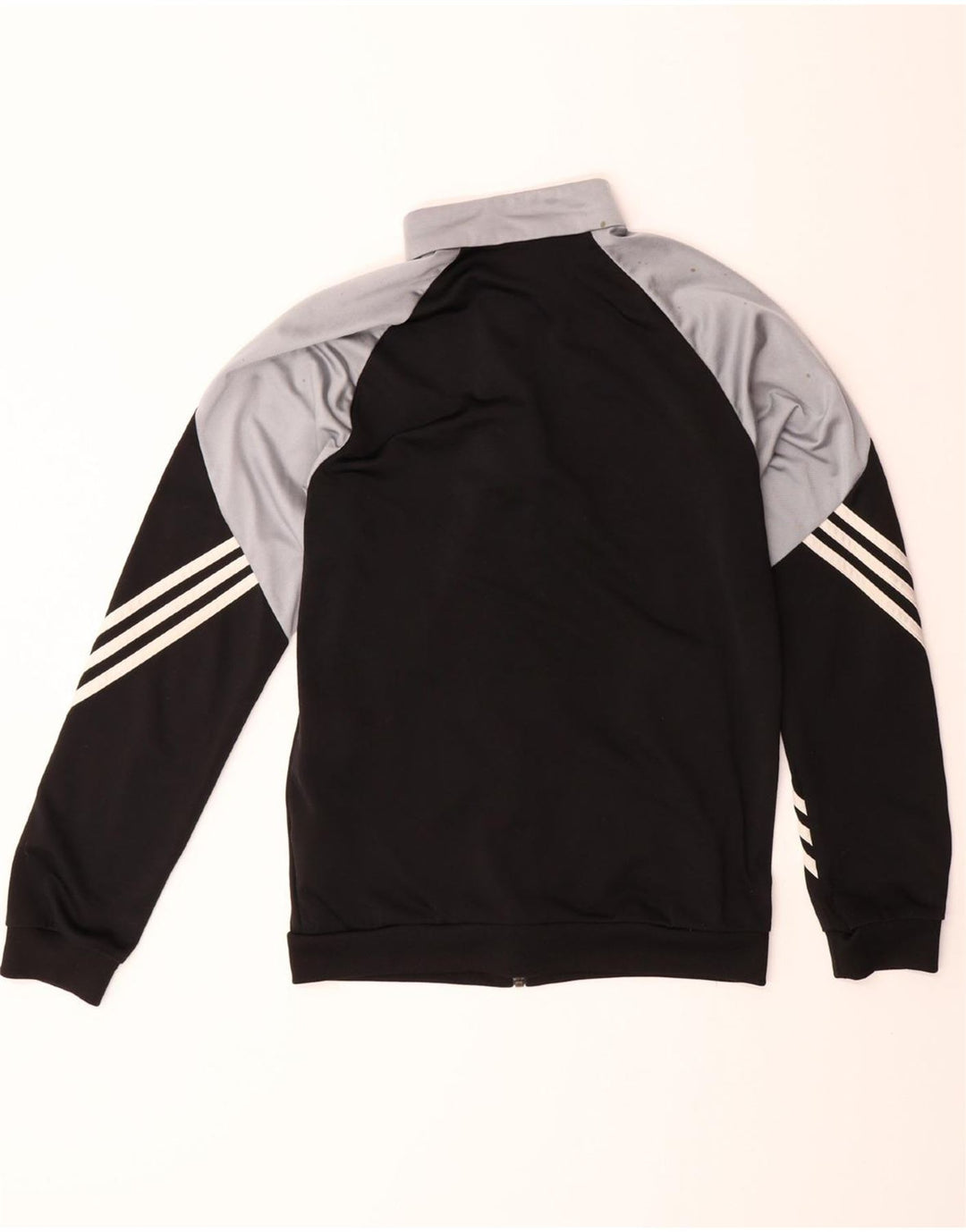 ADIDAS Womens Tracksuit Top Jacket UK 10 Small Black Colourblock Polyester Vintage Adidas and Second-Hand Adidas from Messina Hembry 