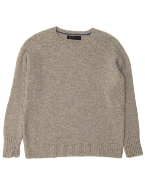 Marks & Spencer - Jersey con cuello barco para mujer, talla 40, talla mediana, color azul