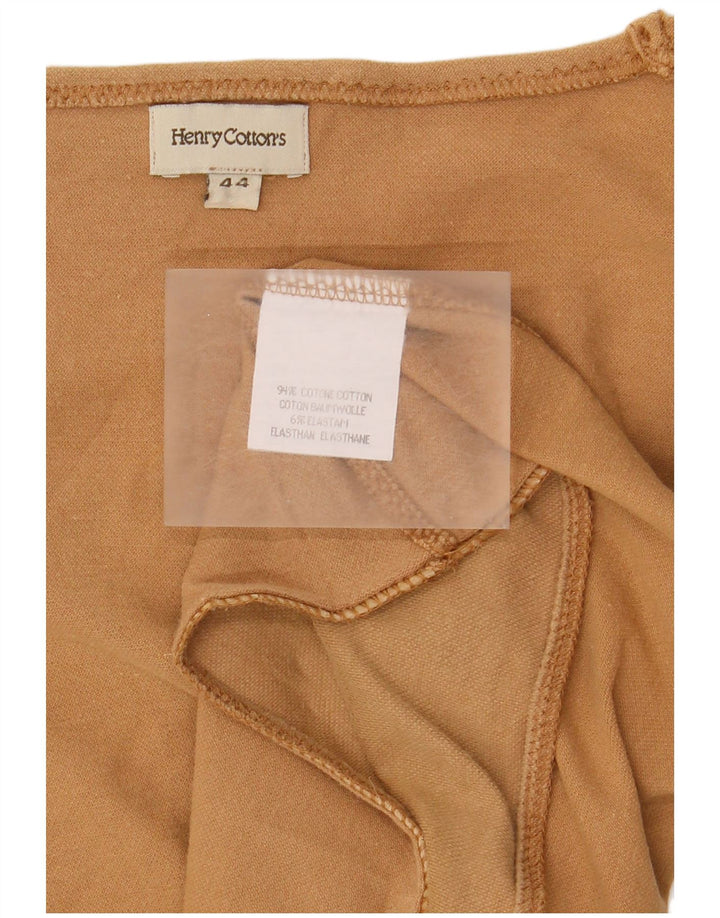 Henry Cottons Camiseta sin mangas para mujer IT 44 Algodón caqui mediano