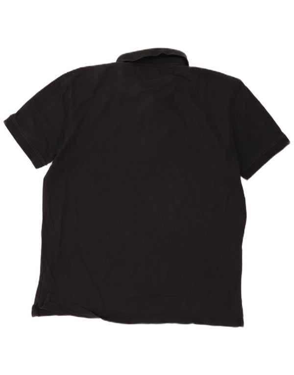 Tommy Hilfiger Polo de corte regular para hombre 2XL Algodón azul marino
