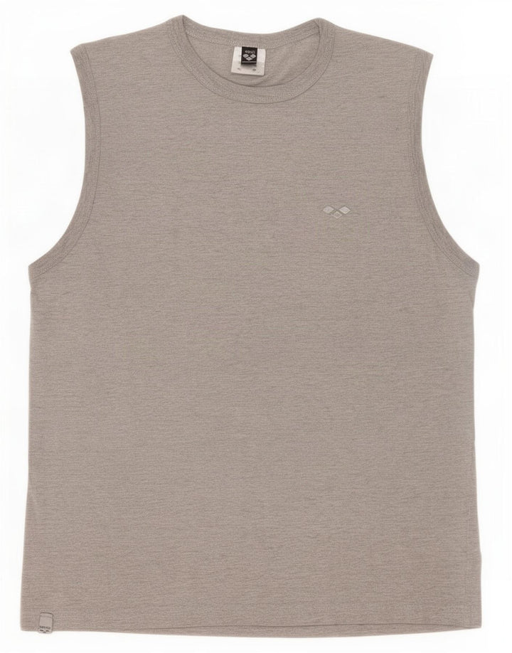 Arena - Camiseta sin mangas para mujer, talla 40, talla grande, color gris