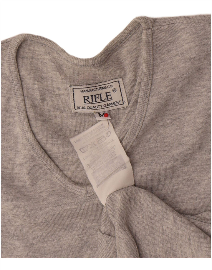 Rifle Chaleco para mujer Top UK 14 Algodón moteado gris medio