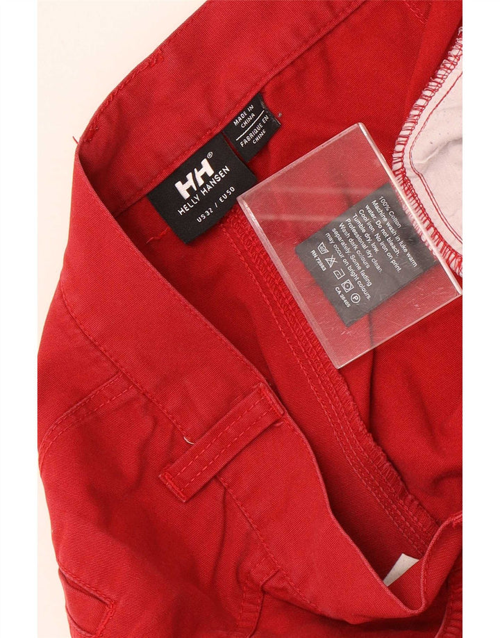 Helly Hansen Pantalones cortos chinos para hombre EU 50 Large W32 Algodón rojo