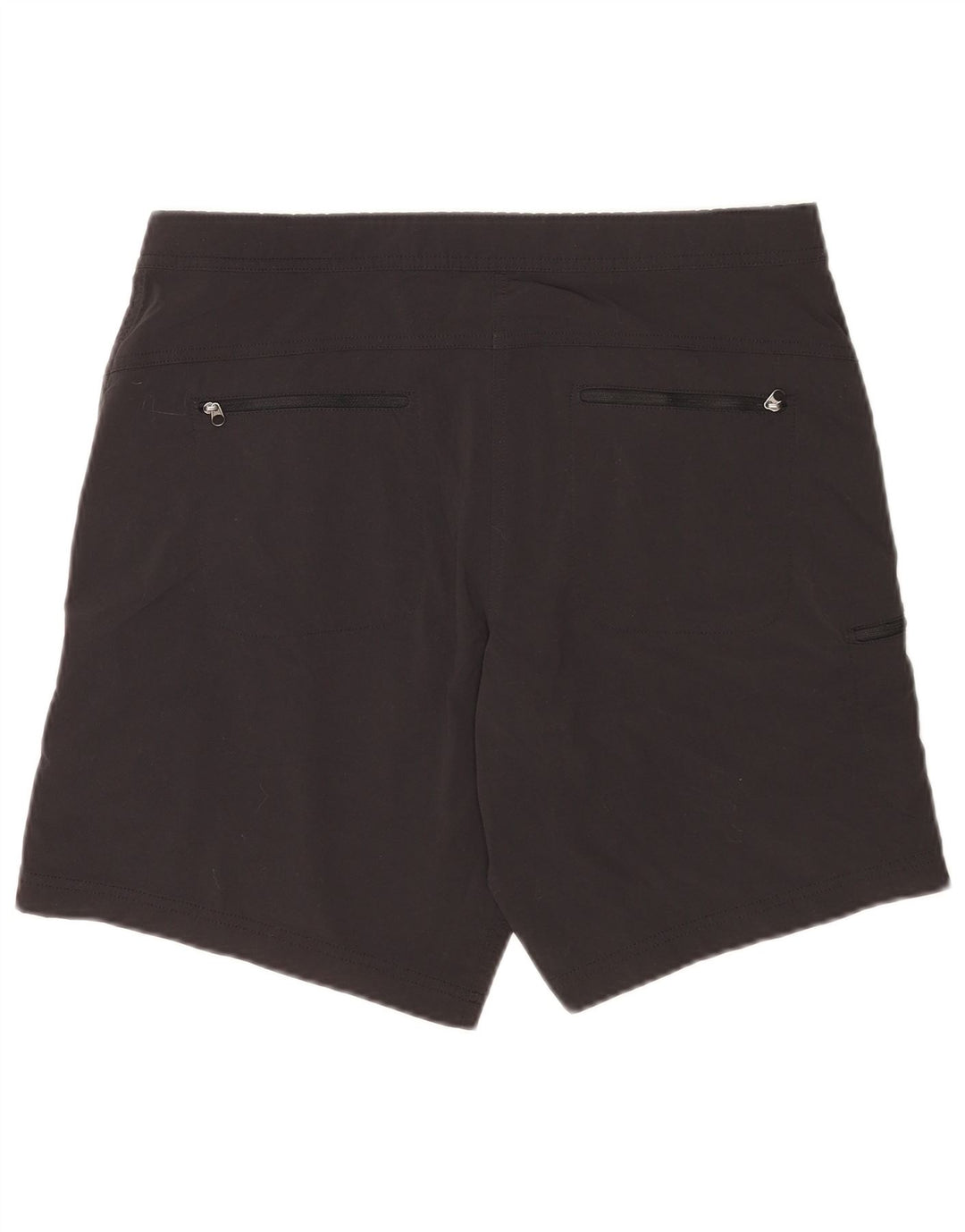 L.L.Bean Pantalones cortos cargo para mujer US 12 grande W34 nailon negro