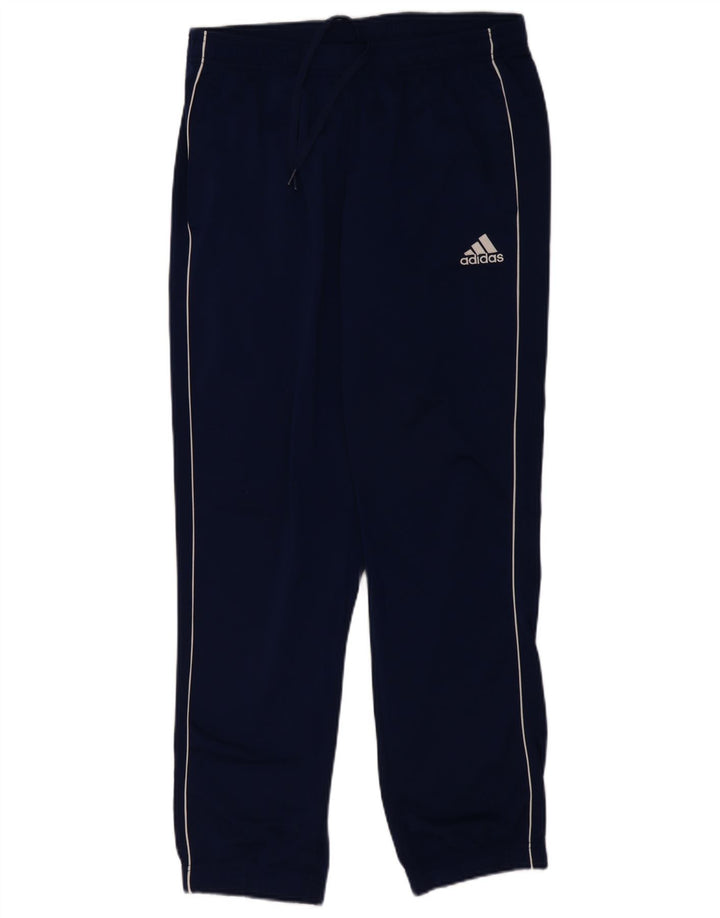 Adidas - Pantalones de chándal para mujer, talla 40, talla grande, poliéster, color azul marino