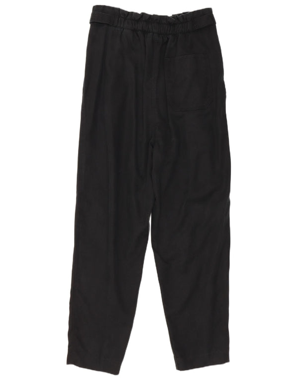 Marks & Spencer Pantalones Harem Cónicos para Mujer UK 12 Medium W30 L26 Negro