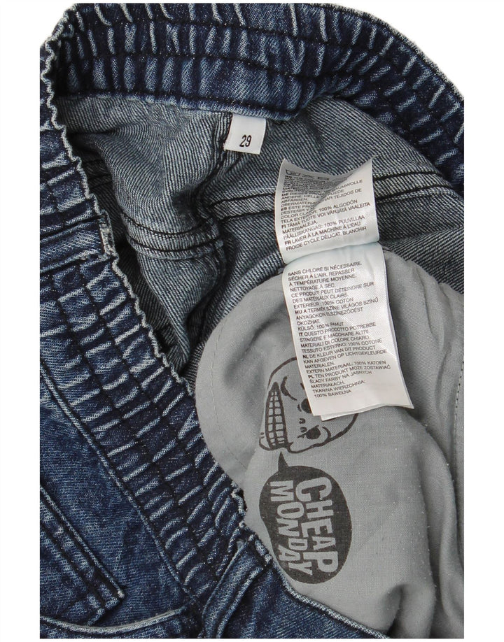 Bermudas vaqueras para hombre de Cheap Monday W29 Small Azul marino Algodón