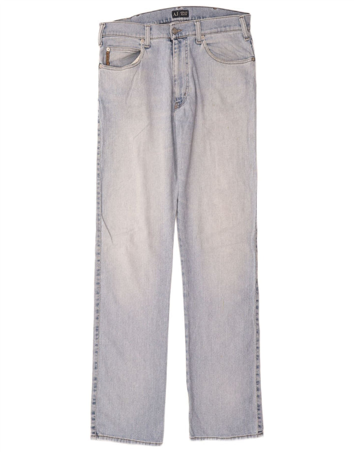 Vaqueros Armani Mujer Rectos W34 L35 Azul