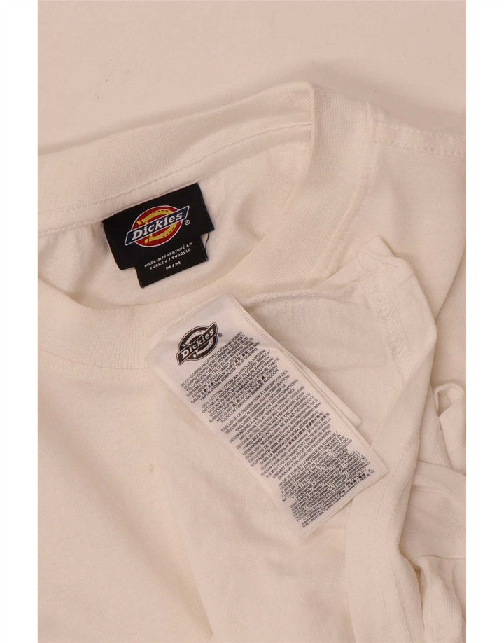 Dickies Camiseta corta para mujer UK 44 Algodón blanco mediano