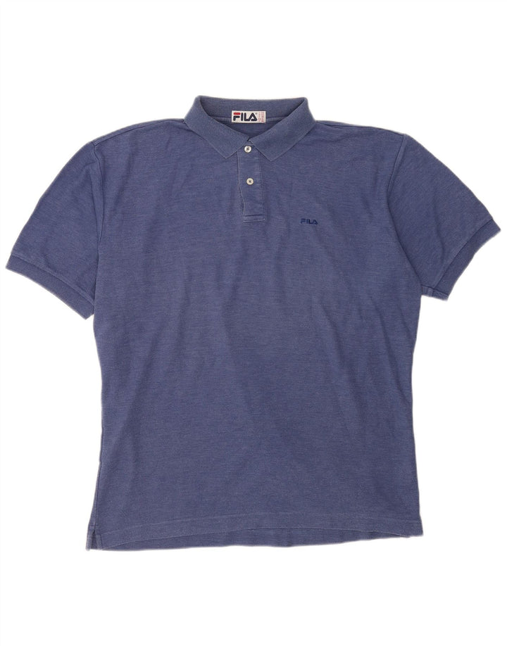 Fila Polo Hombre IT 52 Grande Algodón Azul