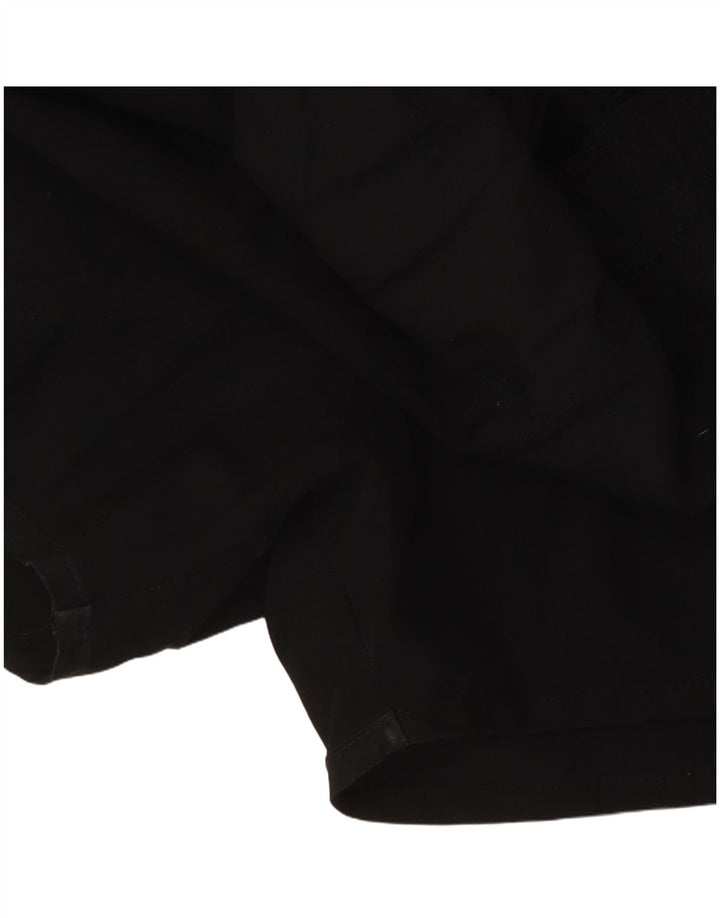 NIKE Pantalones cortos deportivos Dri Fit para mujer UK 14 Mediano Negro Poliéster