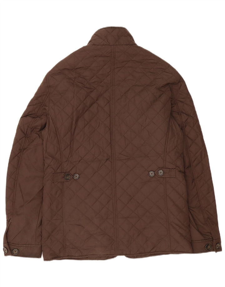 Marks & Spencer Chaqueta acolchada para hombre UK 36 Small Marrón Poliéster